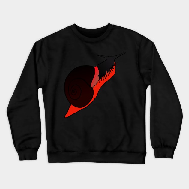 Fire Snail Crewneck Sweatshirt by pomoyo